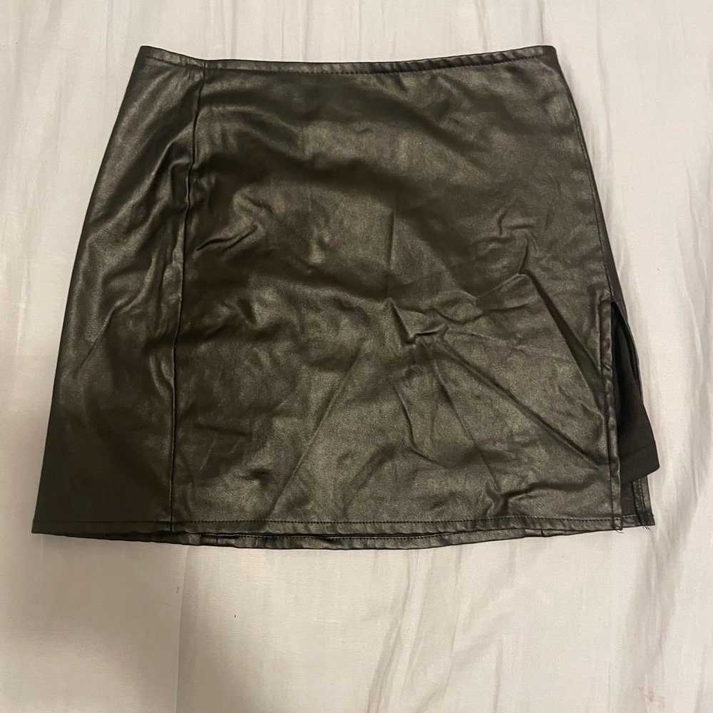 Leather skirt